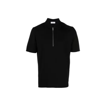 Ferragamo Logo embroidered Cotton Polo Shirt