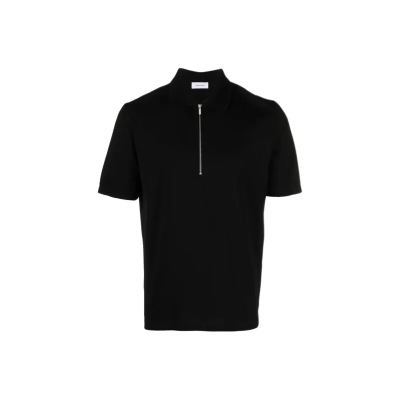 Ferragamo Logo embroidered Cotton Polo Shirt-0