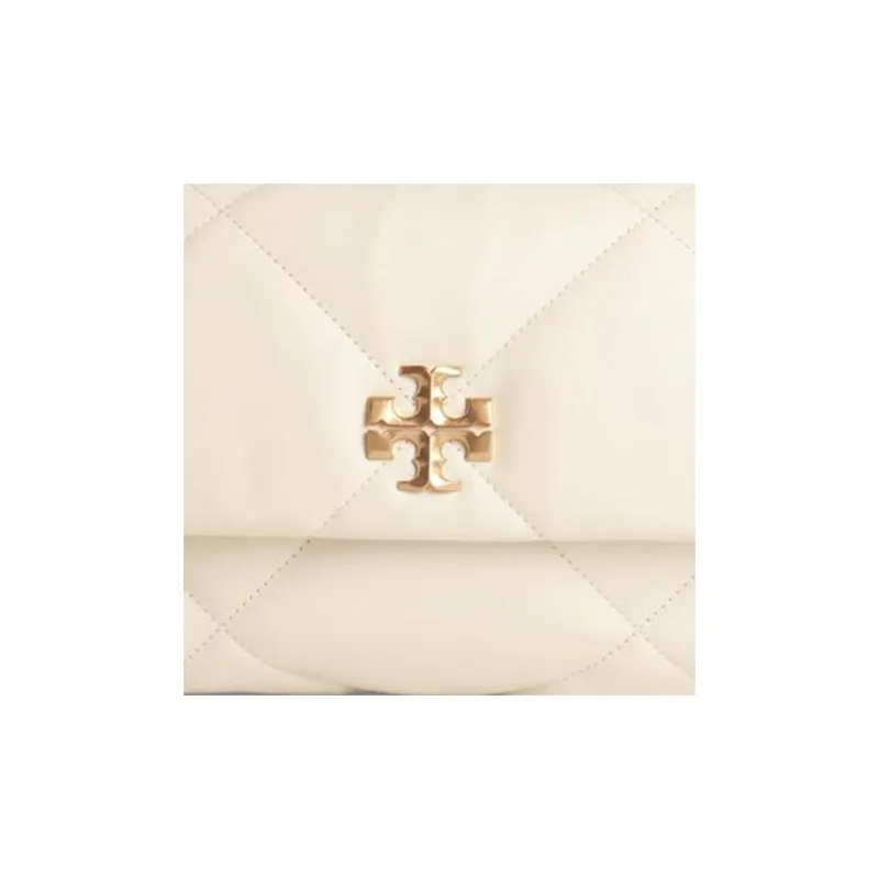 TORY BURCH Kira Nappa Leather Crossbody Bag, Shoulder Bag Trumpets Women's Warm White-3