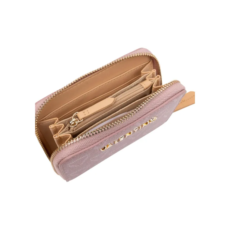 Valentino Polyurethane Wallet Women's Dark Pink-3