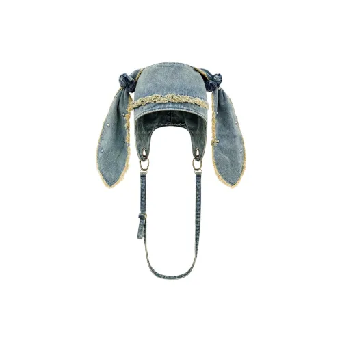 SLEEPYWALK Denim Trapper Hats Unisex