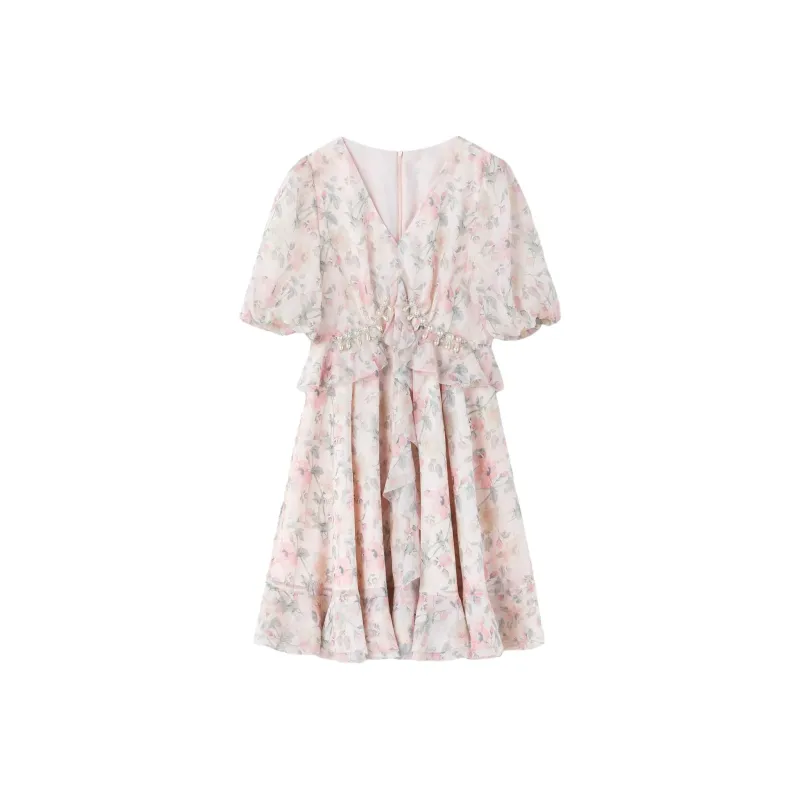 COCOON Short Sleeved Dress Women's-0