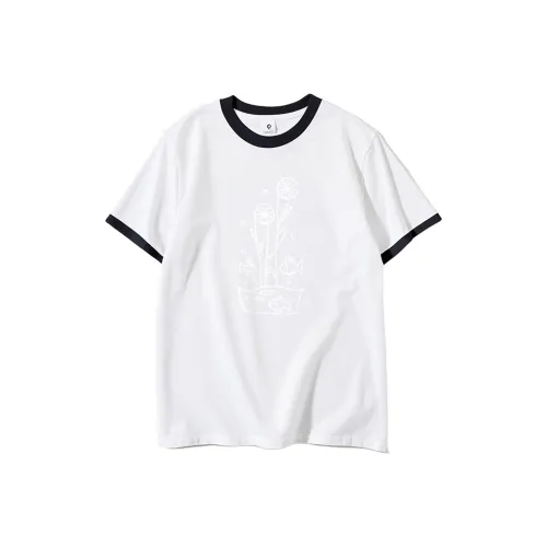 FAIRWHALE Drop Shoulder Sleeve T Shirt Women's