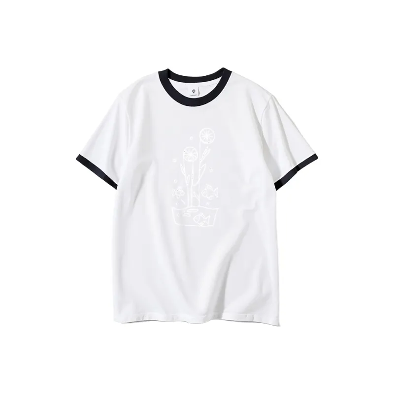 FAIRWHALE Drop Shoulder Sleeve T Shirt Women's-0