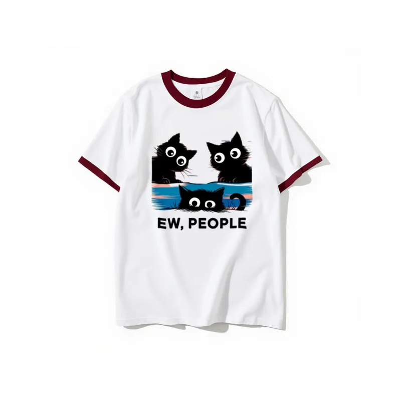 FAIRWHALE Drop Shoulder Sleeve T Shirt Women's-8