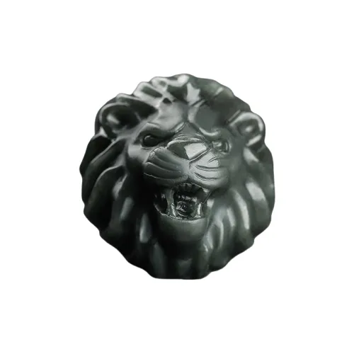 Jing Ruyu Hetian Jade Push Ring Green Jade Men's