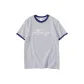 White Gray Navy Blue Edge