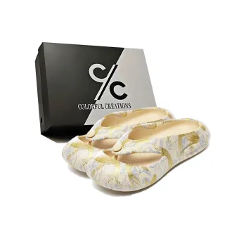 Colorful Creations EVA Quiet Abrasion Resistant Slip Resistant Quick Dry Flip Flops Men's