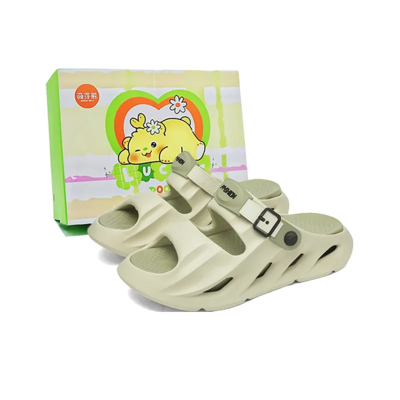 Budding Bear EVA Quiet Slip Resistant Odor Resistant Abrasion Resistant Slide Slippers Men's Box-16