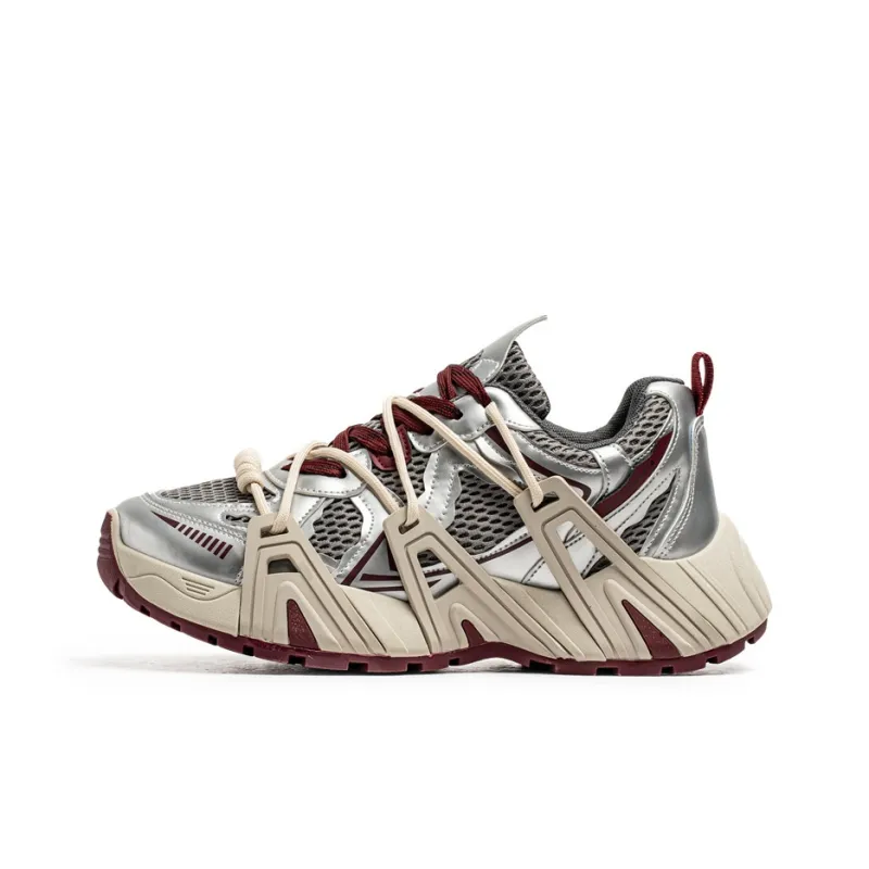BINGO DUCK Coverage, Breathable, Height Increasing Low Top Chunky Sneakers Men's-7