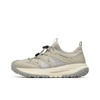 C°BANNER Breathable And Lightweight Low Top Casual Shoes Men's Ecru