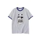 White Gray Navy Blue Edge