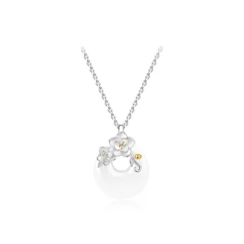 JOYDINNY Chalcedony Jade Necklaces Women's