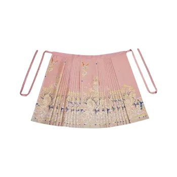 SONDR Hanfu Women's Pink Print Mamianqun