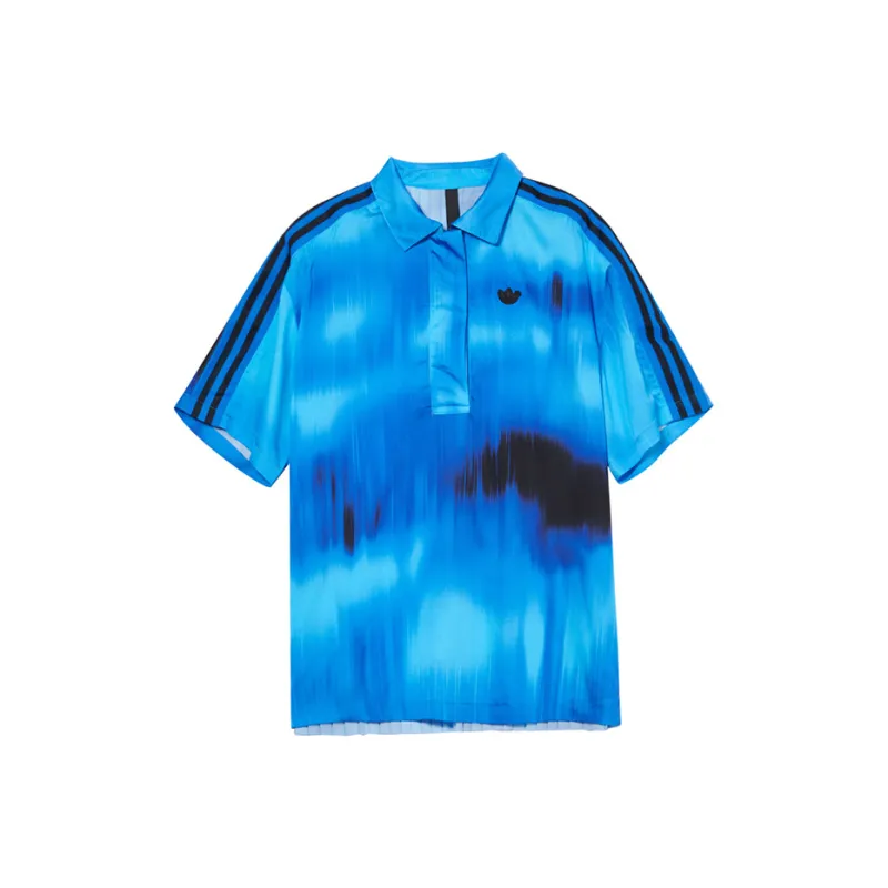 Adidas Originals Polo Shirt Women's Blue-0