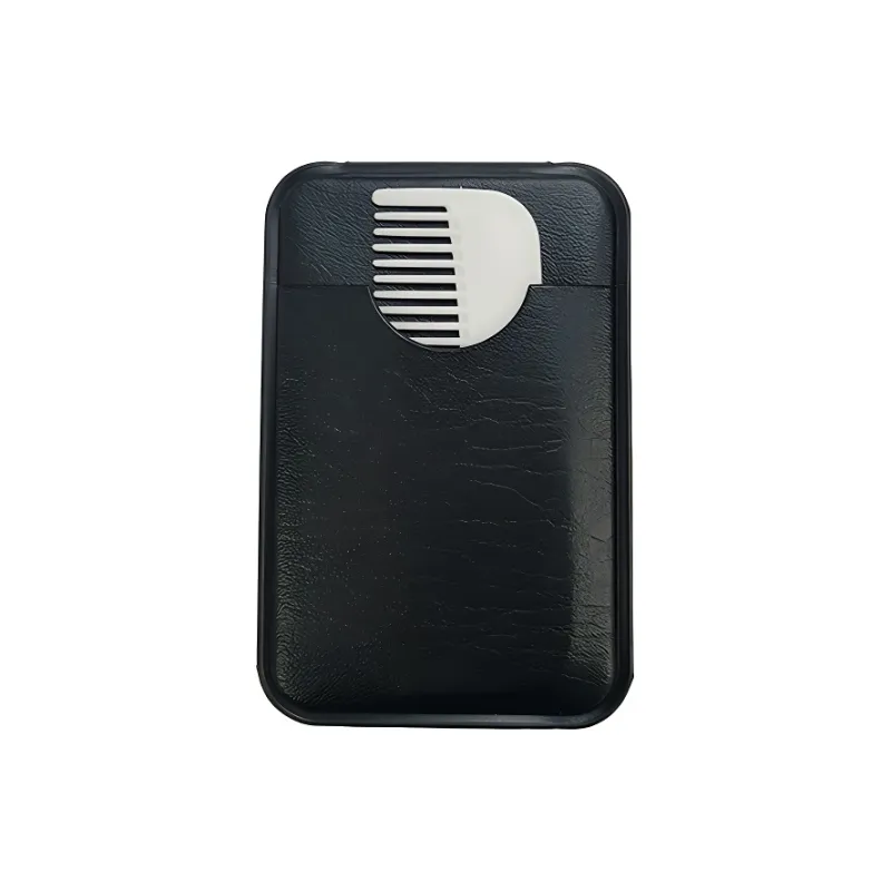 Future Maple Portable Pocket Square With Comb Foldable Makeup Mirror-5