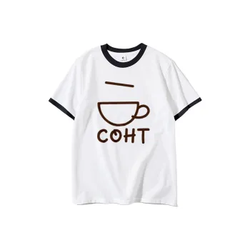 FAIRWHALE Drop Shoulder Sleeve T Shirt Women's