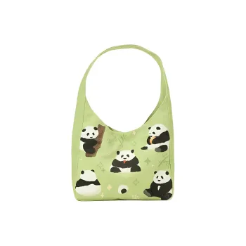 NEARAY Bichai, Collaboration Polyester Shoulder Bag, Handbag Tubas Unisex Green