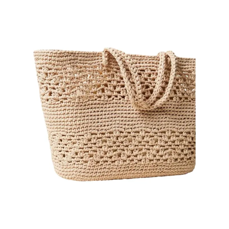 TWINSET MILANO Design Tote Bag, Shopping Bag, Handbag Women's Natural-3
