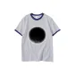 White Gray Navy Blue Edge