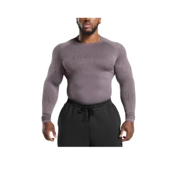 GYMSHARK Tectonic T Shirt Men's Faux Leather Purple/Gray Purple