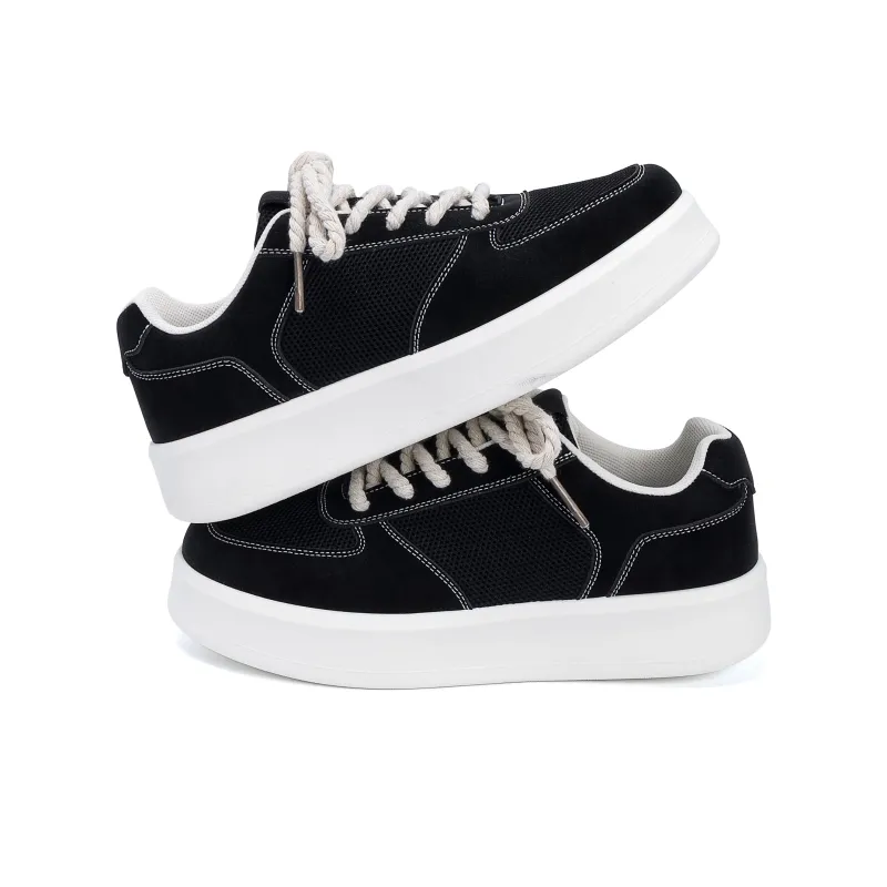 HUANQIU Year Of The Snake Limited Edition, Air Force 1 Anti Slip Wear Resistant Low Top Skateboard Shoes Men Black-2