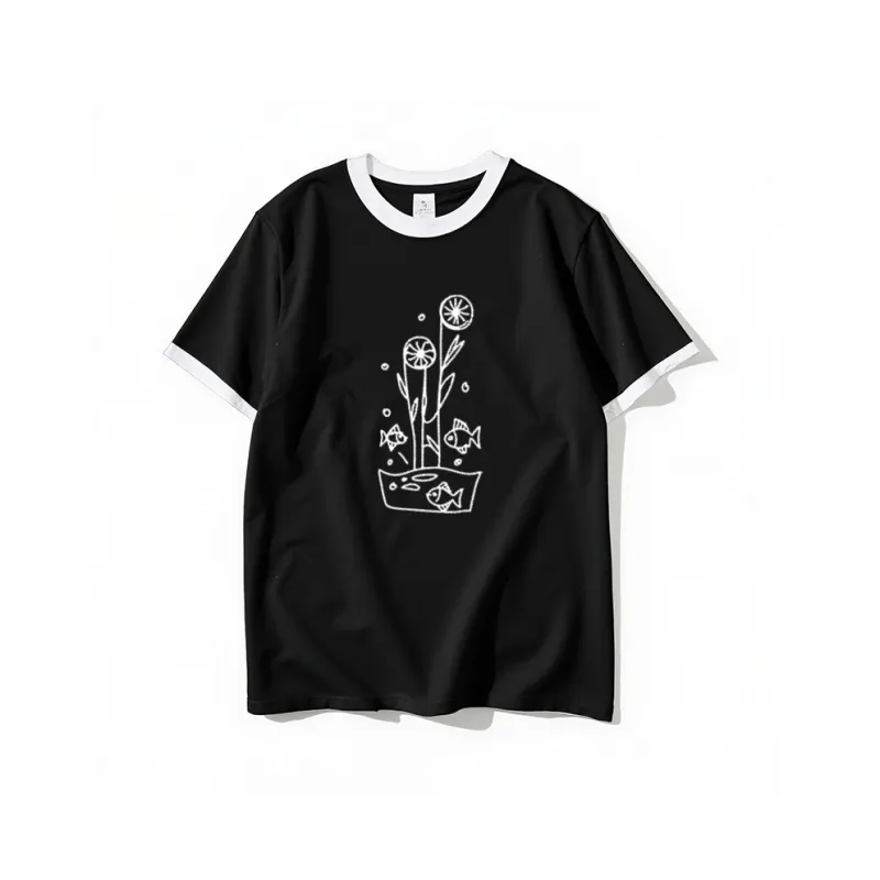 FAIRWHALE Drop Shoulder Sleeve T Shirt Women's-16