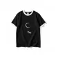 Black with White Edge