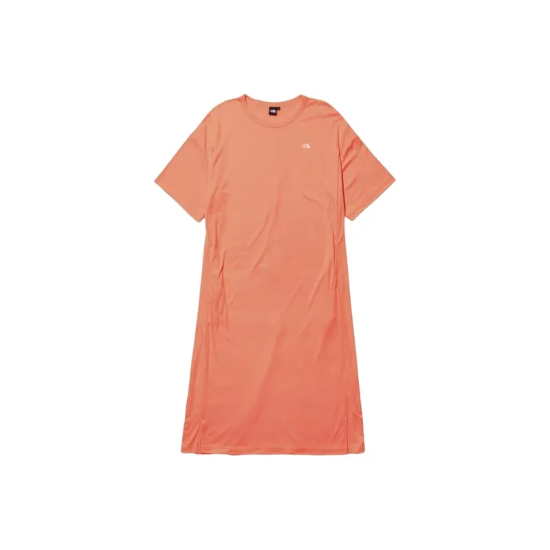 THE NORTH FACE Short Sleeved Dress Women's Coral Orange-0