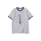 White Gray Navy Blue Edge