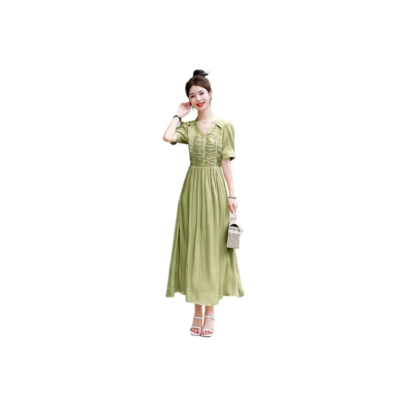 TEME Short Sleeved Dress Women's-2