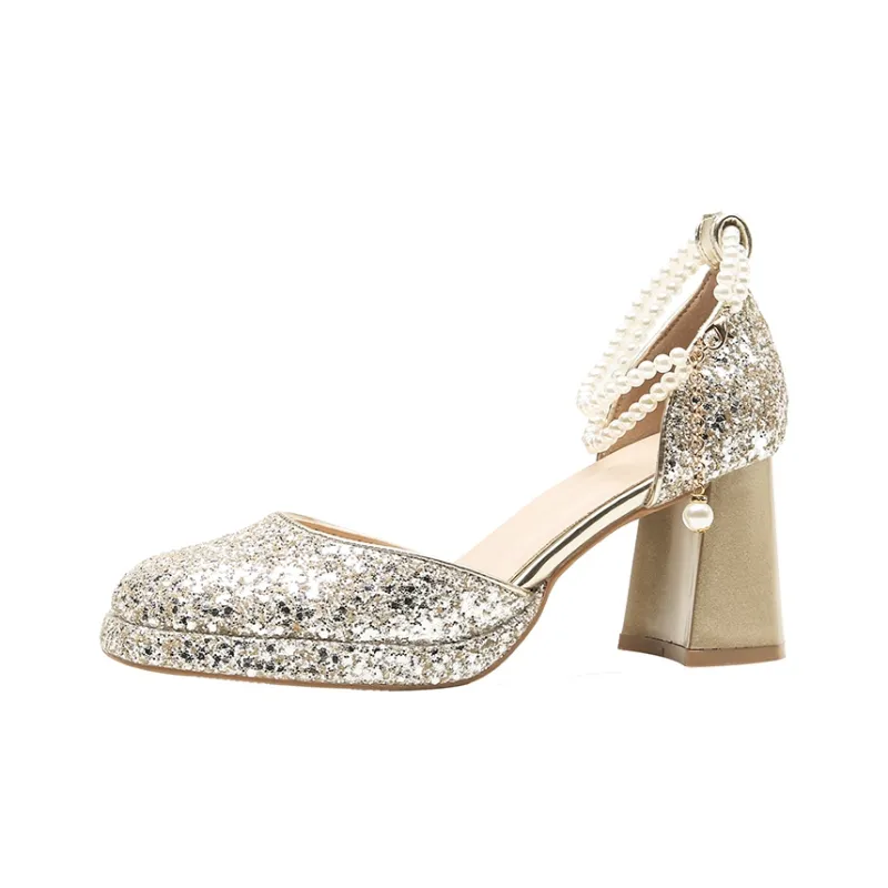 KATHRYN WILSON Chunky Heel High Heels Women's-12