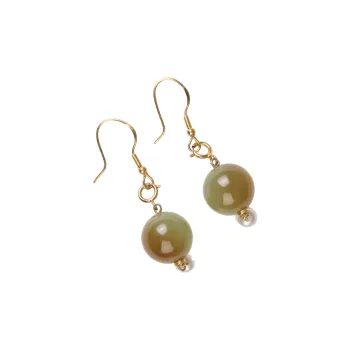 TIANTAISHAN Earrings Sugar Jade Unisex