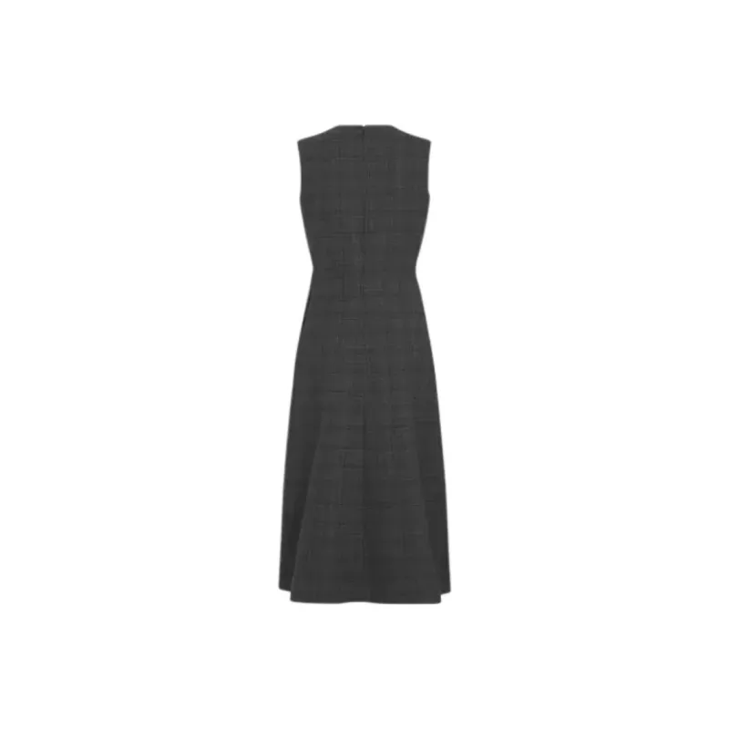 DIOR Sleeveless Dress Women's Gray-1