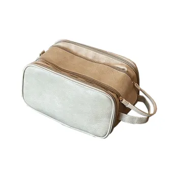 Gentle Welcome Large Capacity Partitioned Layered Travel Handbag Portable Waterproof Makeup Bags