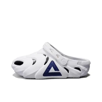 PEAK Pole Hole Shoes Clogs Men's Super Light White Dark Blue