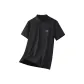 [Breathable Moisture-Wicking Workout Clothing]Black (B Super Star Chest Logo)