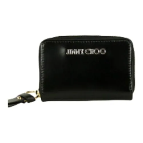 Jimmy Choo Leather Wallet Women's Black