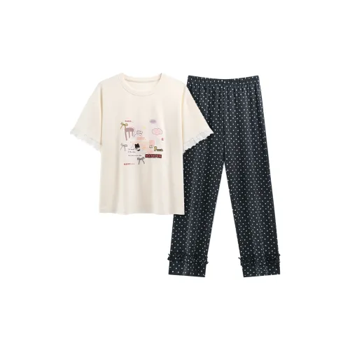 Qiao Ni Tong Pajama Set Women's