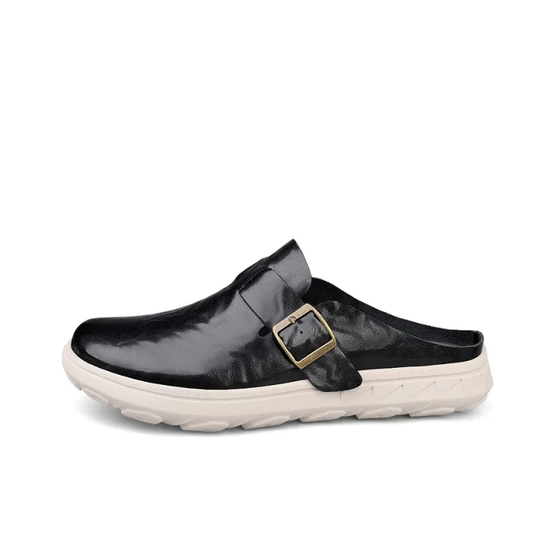 AMICNIEGD Slip Resistant Abrasion Resistant Closed Toe Slippers Men's-0