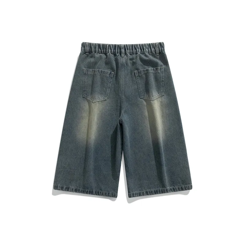 ALI THE FOX Denim Shorts Unisex-1