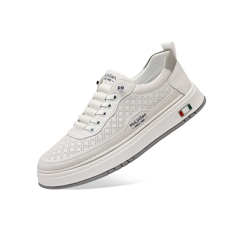Mulinsen Slip Resistant, Abrasion Resistant, Lightweight Low Top Skateboard Shoes Men's-2