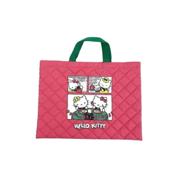 Sanrio Cotton Tote Bag, Shopping Bag, Handbag Kids' Rose Red