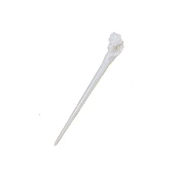 Jade Charm Yao Hetian Jade Hairpin Smoky Purple Women's
