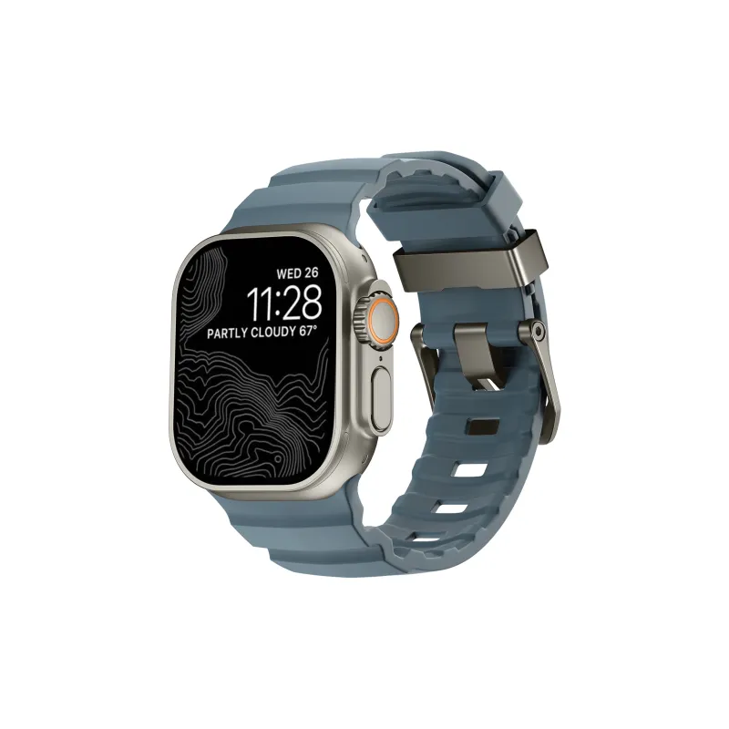 KVZUVUU Apple Compatibility Watch Band Silicone Material-10