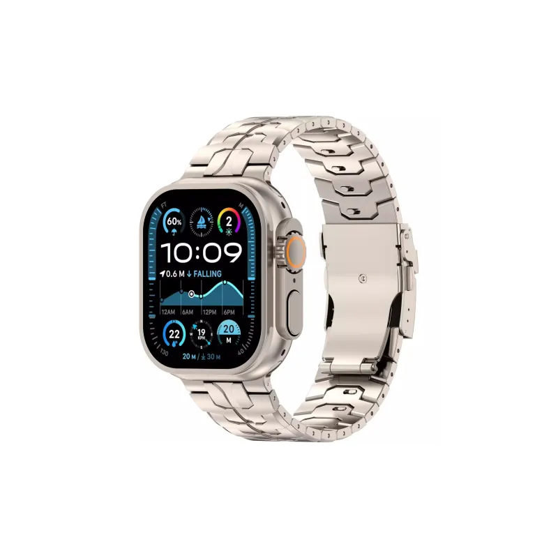 KVZUVUU Apple Compatibility Watch Band Metal-0