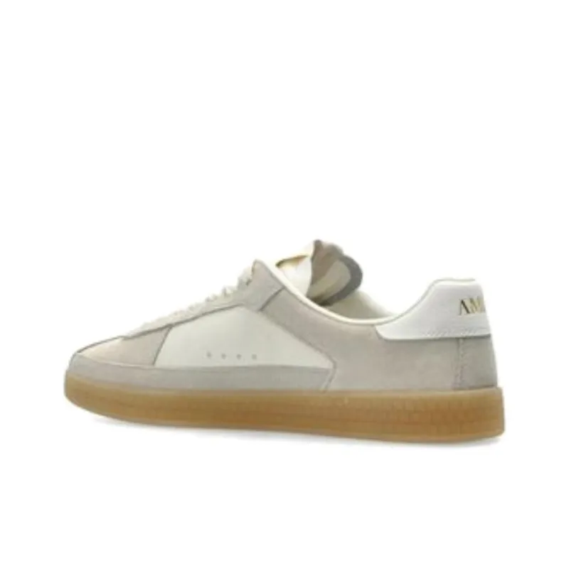 AMIRI Low Top Skateboard Shoes Men's Gray White-2