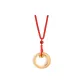 Bodhi Finger Rings Necklace-[Yellow with Beads]