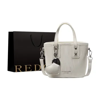 REDOO PU Handbag Regular Women's Ecru/Pink/Silver/Green/Black/Coffee/Khaki