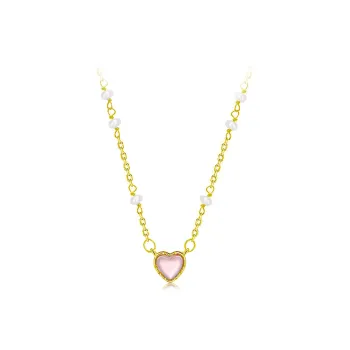 GIFU Colored Glaze Jade Necklaces Women's